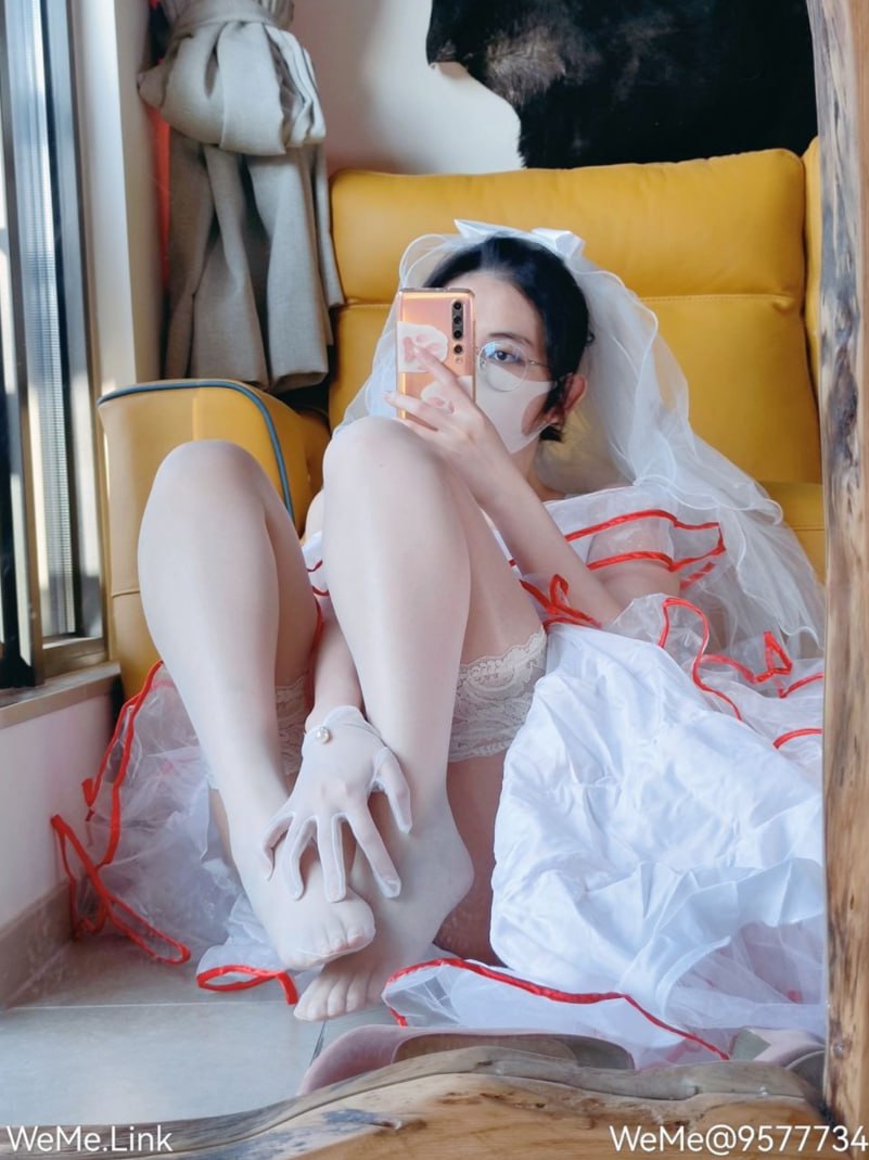 #奶咪 微密圈NO.003期 油丝婚纱【27P】